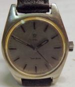 A second half of the 20th Century Ladies Stainless Steel centre seconds Wrist Watch, Omega, “