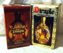 Two Cased Bottles of The Original Dimple 15 year old Scotch Whisky and another bottle of Dimple