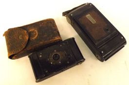 A Vintage Kodak Best Pocket Camera; together with a Vintage Coronet Camera (2)