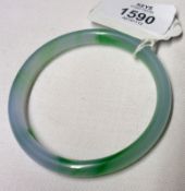 A Pale Jade Bangle, 28mm internal diameter