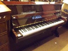 A modern Yamaha Upright Piano, Model No C108N, further No E275430, 58” wide