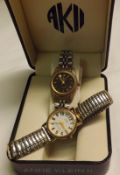A Mixed Lot comprising:  Two various Ladies Quartz Wristwatches, including Anne Klein II and Q &