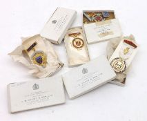 A Mixed Group of Masonic Stewards Badges from Royal Masonic Institution for Girls 1962, Royal