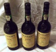 Three Bottles: Grahams 1978 Vintage Port