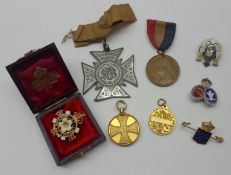 A Mixed Lot: various assorted Badges, Pendants etc, to include International Inventors Exhibition