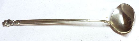 An early 20th Century Continental white metal small Ladle, with London import marks for 1926, 5 ½”