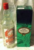 Boxed Croft Original Fine Pale Sherry; together with 1 litre Bottle of Vodka