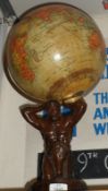 A 1st quarter of the 20th Century Terrestrial Globe, “Geographia” Geographia Ltd, 55 Fleet Street,