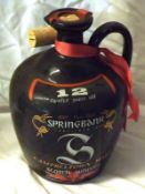 A Single Decanter: Campbeltown Springbank 12 year old 100% Pure Malt Scotch Whisky