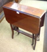 A late 19th/early 20th Century Mahogany Sutherland Table, two drop flaps with moulded edges and