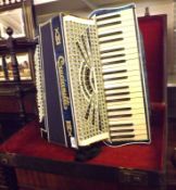 A large Italian Piano Accordion, marked Cuicianelli (Castelfidardo Italia), fitted with 120