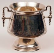 A late 19th Century Russian double-handled Wine Cooler in the Aesthetic style, raised on a