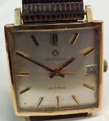 A second half of the 20th Century Swiss centre seconds Calendar Wrist Watch, Certina “Certidate”,