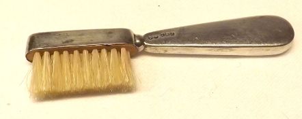 An unusual Edward VII Silver Backed Brush, Birmingham 1902
