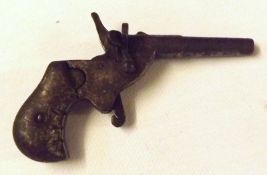 J G Anschutz Germany, small blank Firing Pistol circa 1914, 5” overall