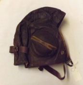 WWII period Leather Flying Helmet
