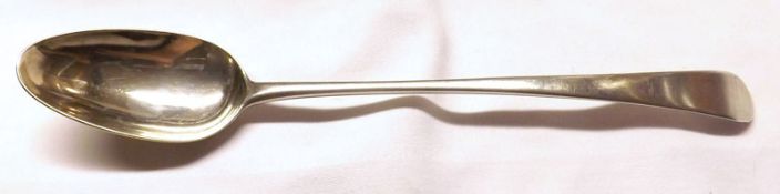 A large George III Old English pattern Basting Spoon, possibly London 1776, Maker’s Marks WT, weight