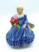 A Royal Worcester Figurine, “June”, 2906, modelled by S V Williams and I S Bray, 6 ½” high