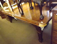 A Victorian Walnut and Oak Combination Half Size Snooker/Dining Table by Riley of London, fitted