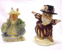 Two Royal Doulton Brambly Hedge Figures: “Primrose Entertains” and “Wilfred Entertains”, DBH22 and