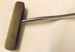 A Gary Player Signature 1A Scottsdale Karsten Ping Putter circa 1966 with bronze head and original