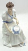 A Royal Doulton Figurine, “Jean”, HN3757, copyright 1995 Royal Doulton, 7” high