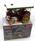 Wilesco Live Steam Showman’s Engine, The Thursford Collection Norfolk, in Burgundy and Yellow