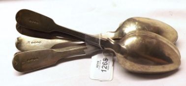 A set of eight William IV Fiddle pattern Tablespoons, London1836, total weight approx 20 oz (