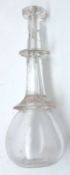 An unusual 19th Century Glass Wine Tasting Implement, 6” long