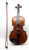 An early 20th Century Violin bearing interior label Degani Guilio de Eugen-o Fece in Venezia Anno