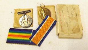 Great War pair of Medals to 6683 Private J H Humphrey Leicestershire Regiment, British War Medal and