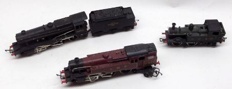 Tri-ang OO Gauge Black Plastic Locomotive, Princess Elizabeth; together with Wrenn OO Gauge Black