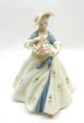 A Royal Worcester Figurine, “Summer’s Day” modelled by F G Doughty, 7” high