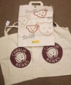 A bag of assorted Steiff Paper and Canvas Bags