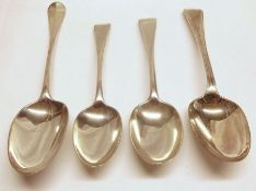 A Mixed Lot comprising: a Victorian Tablespoon, Hanoverian Rattail pattern, London 1853; a Victorian