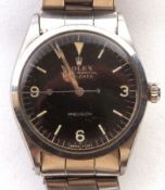 A 3rd quarter of the 20th Century Stainless Steel, Centre Seconds Wristwatch – Rolex, Explorer, No