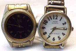 A Mixed Lot comprising: two various Ladies Quartz Wristwatches, including Anne Klein II and Q & Q (