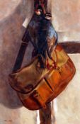 * CRIN GALE (CONTEMPORARY, BRITISH) THE GAME BAG oil on canvas, signed lower left 29 x 19ins