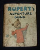 RUPERT’S ADVENTURE BOOK, [1940], Annual, 4to orig pict bds, worn