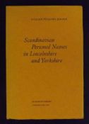 GILLIAN FELLOWS JENSEN: SCANDINAVIAN PERSONAL NAMES IN LINCOLNSHIRE AND YORKSHIRE, Copenhagen, 1968,