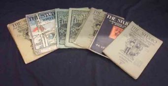 THE STUDIO, 1893-1937, 19 assorted issues, 4to, orig wraps, worn, (19)