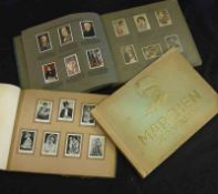 A German Cigarette Card Album: MARCHEN DER VOLKER 1933, obl, 4to, orig wraps gt + 2 others similar