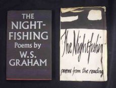 W S GRAHAM: THE NIGHTFISHING, 1955, 1st edn, signed Pen and Ink Sketch on ffep, orig cl, d/w