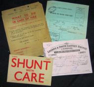 Two Ring Binders and a Box File: London and North Eastern Railway Ephemera