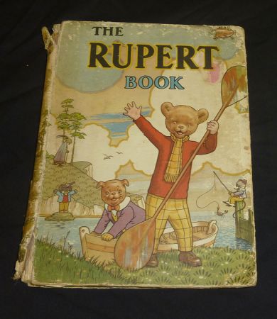 THE RUPERT BOOK, [1941], Annual, 4to, orig pict bds, worn