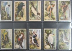 A modern Album: Seven Gallaher Cigarette Card Sets including: BIRDS, NESTS AND EGGS 1919; BRITISH