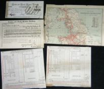 A Ring Binder: Collection London and North Western Railway Ephemera