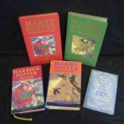 J K ROWLING (5 ttls): HARRY POTTER AND THE PHILOSOPHERS STONE, 1999, 2nd printing, Collectors edn,