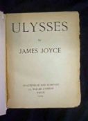 JAMES JOYCE: ULYSSES, 1924, 4th printing, ownership sig and bkplt of T S Matthews [Cavendish]