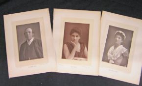 A modern Album containing circa 30 Victorian portrait photographs of Notable persons by W & D
